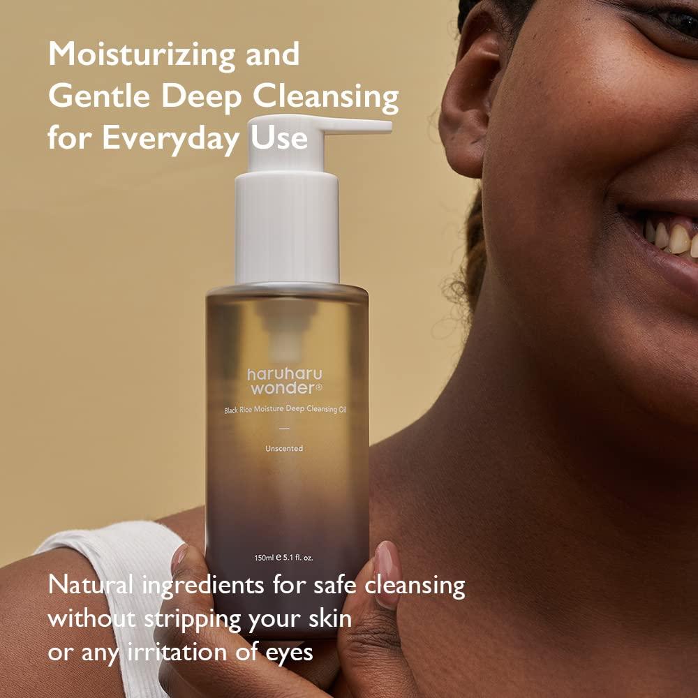 Haruharu Wonder Black Rice Moisture Deep Cleansing Oil | 150ml - ZenBeautyEssentials