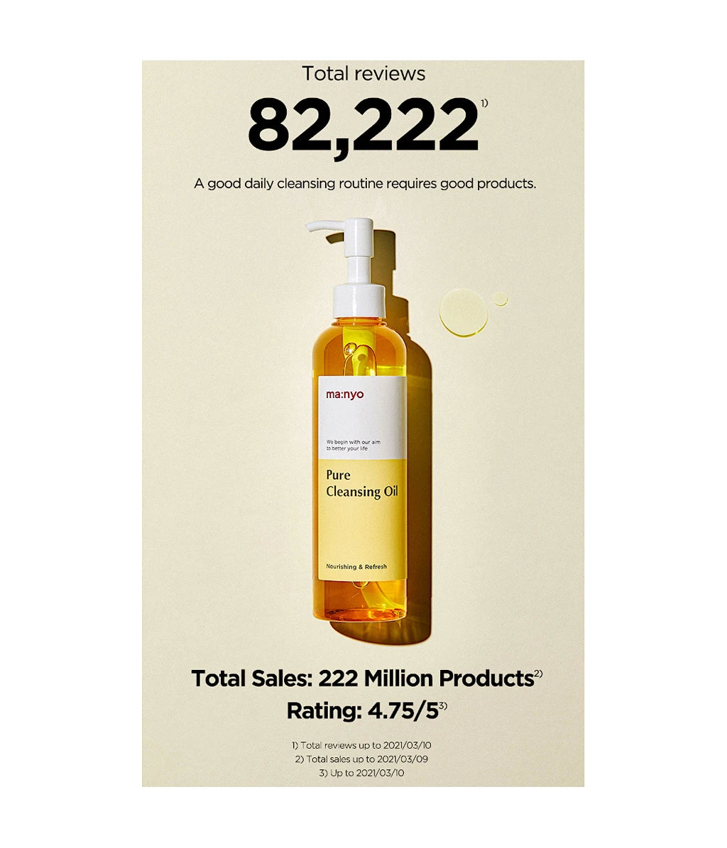 "Anwendung des ma:nyo Pure Cleansing Oils – sanftes Einmassieren für gründliche Reinigung und geschmeidige Haut.