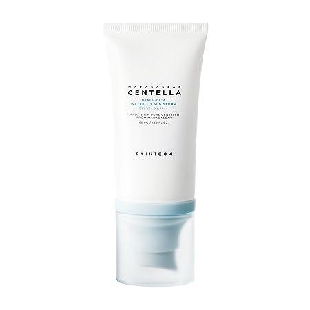 SKIN1004 Madagascar Centella Hyalu-Cica Water-Fit Sun Serum 50ml, Sonnenschutz mit Centella und Hyaluronsäure.