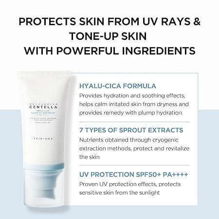 SKIN1004 Madagascar Centella Hyalu-Cica Water-Fit Sun Serum | 50ml - ZenBeautyEssentials