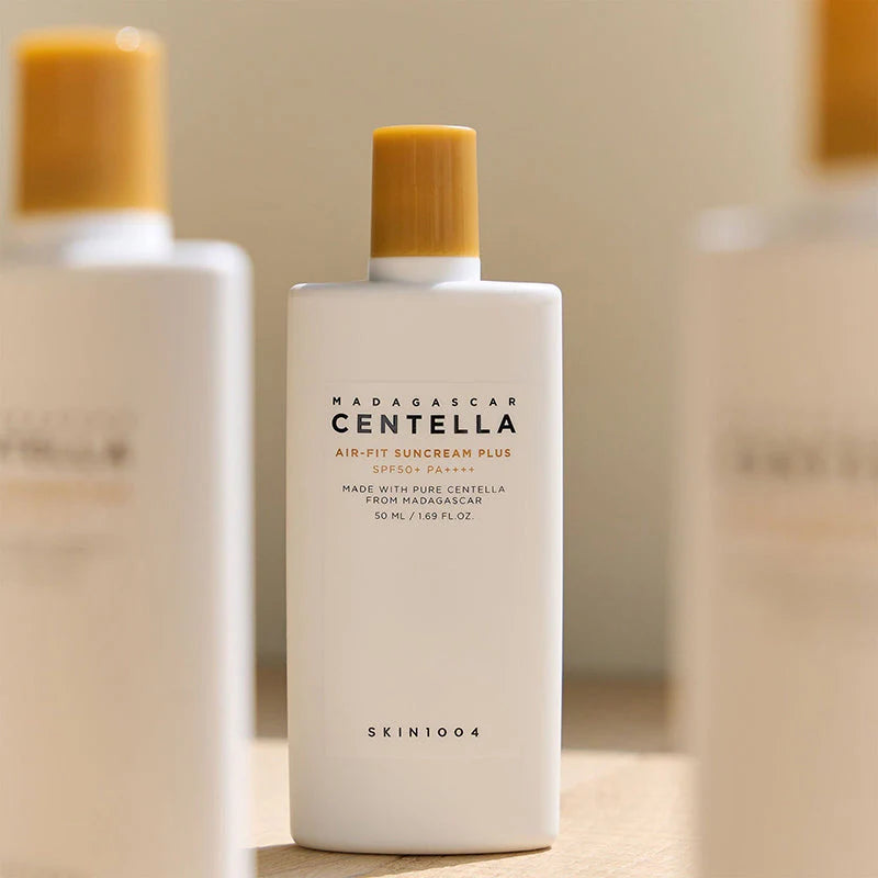 SKIN1004 Madagascar Centella Air-Fit Suncream Plus SPF50+ PA++++ | 50ml | Leichter Sonnenschutz mit beruhigender Centella